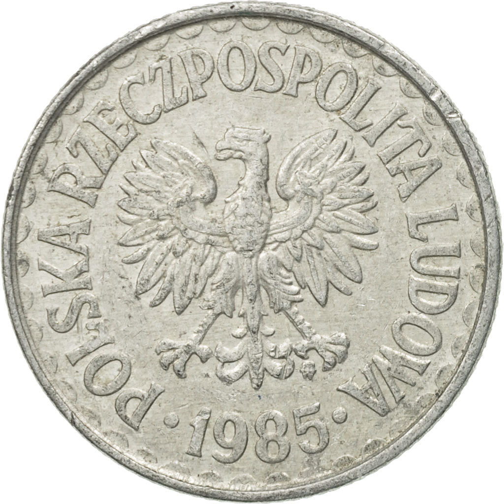 Münze, Polen, Zloty, 1985, Warsaw, S, Aluminium, KM:49.1
