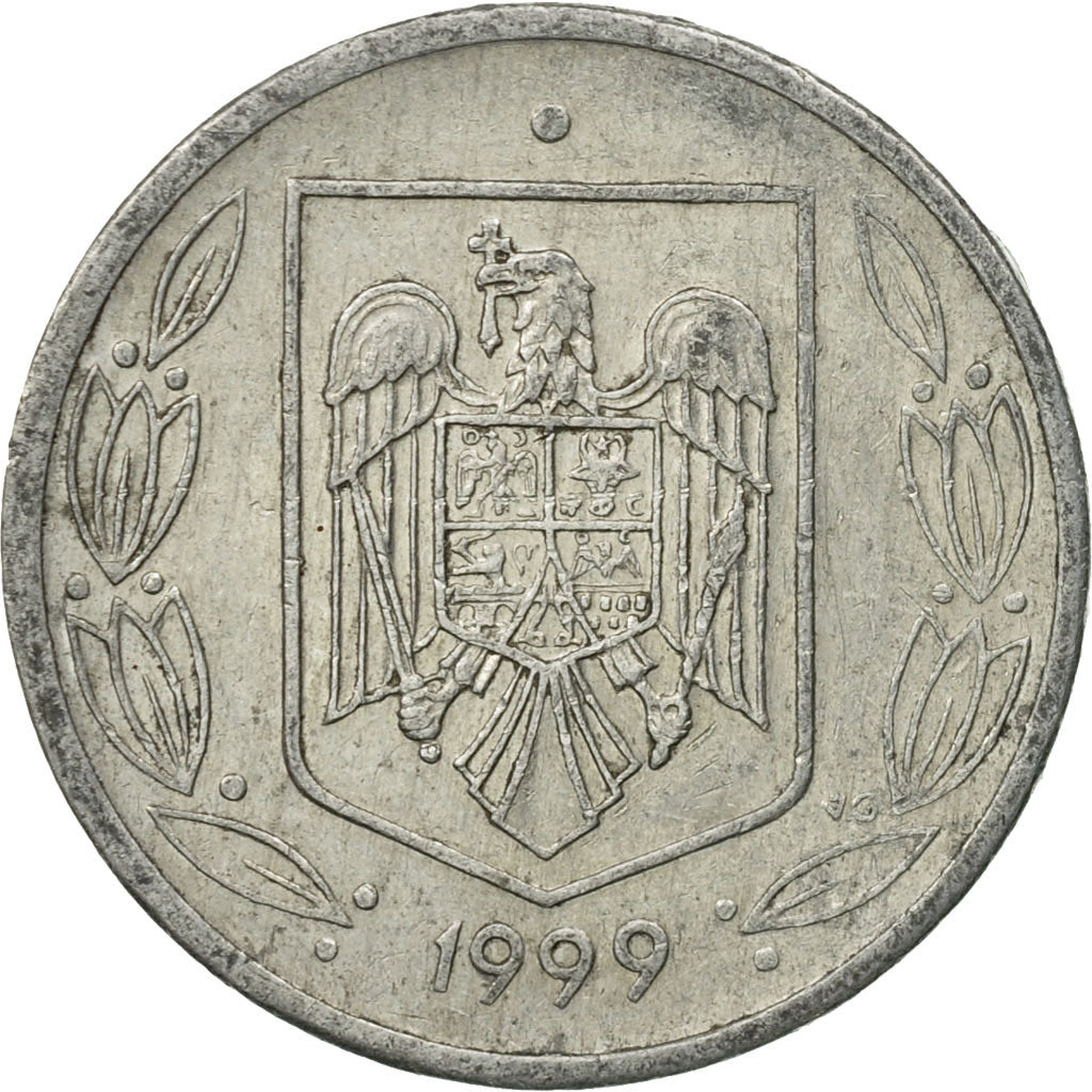 Coin, Romania, 500 Lei, 1999, EF(40-45), Aluminum, KM:145