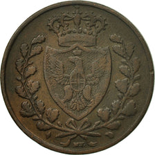 DEPARTAMENTY WŁOSKIE, EMILIA, Carlo Felice, 5 Centesimi, 1826, Torino, Miedź