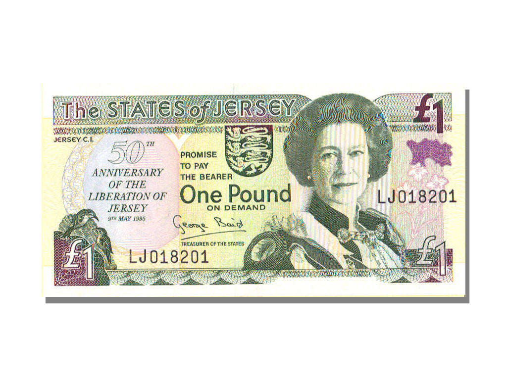 Banknote, Jersey, 1 Pound, 1995, 1995-05-09, KM:25a, UNC(65-70)