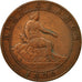 Monnaie, Espagne, Provisional Government, 10 Centimos, 1870, Madrid, TB+