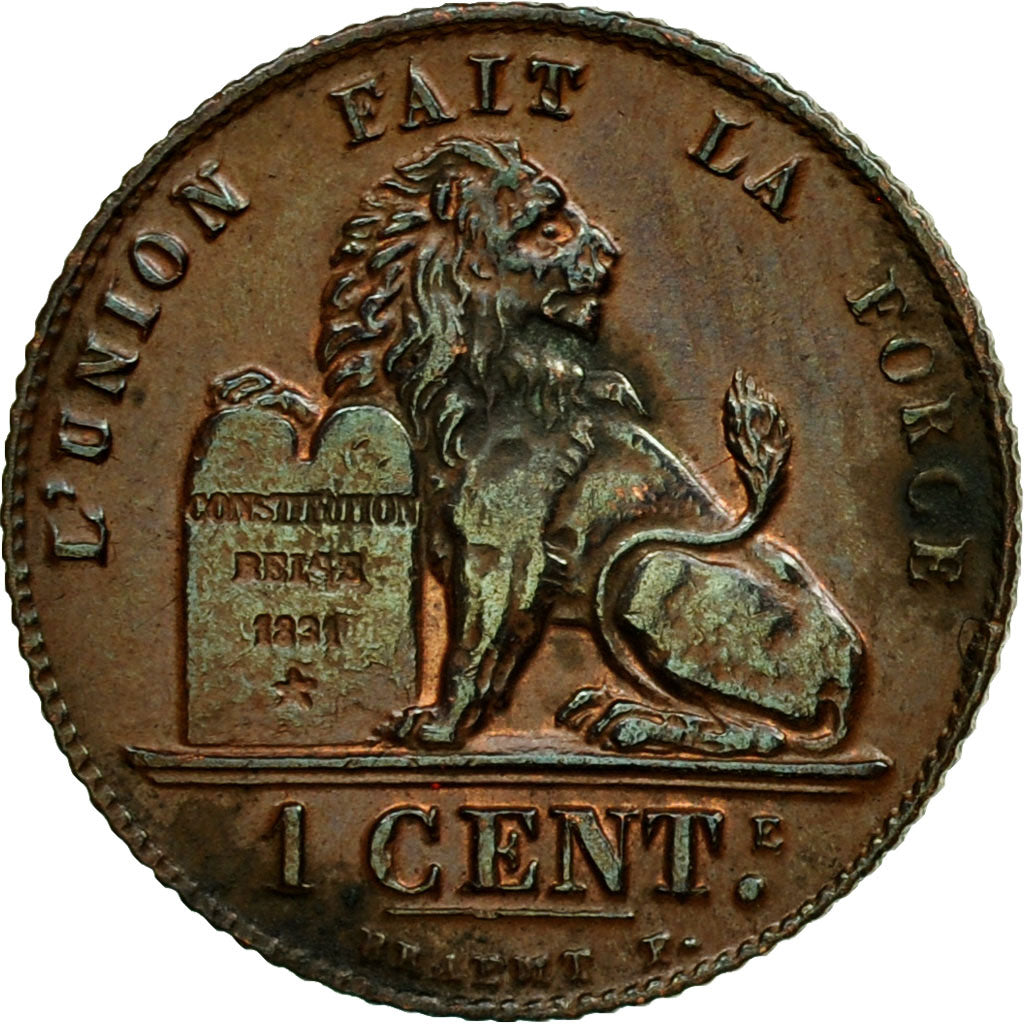 Coin, Belgium, Centime, 1912, EF(40-45), Copper, KM:76