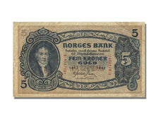 Banknote, Norway, 5 Kroner, 1942, EF(40-45)