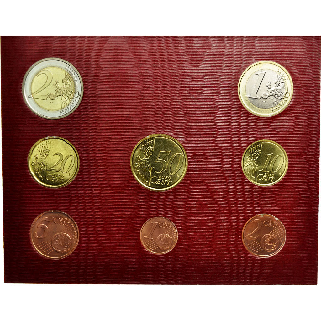 Vatikanstadt, Pope Benedict XVI, Set 1 ct. - 2 Euro, BU, 2008, Rome, STGL