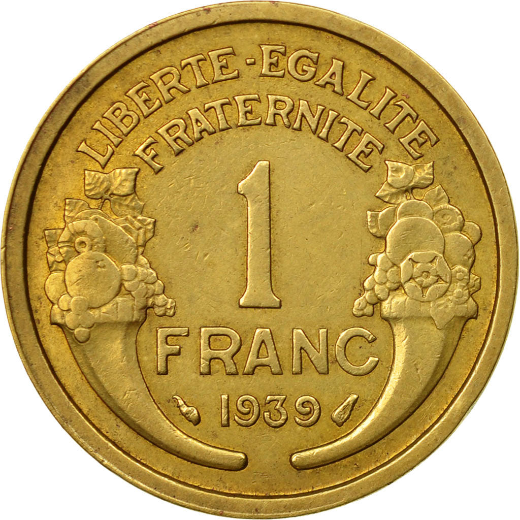 Monnaie, France, Morlon, Franc, 1939, Paris, TTB, Aluminum-Bronze, KM:885, Le
