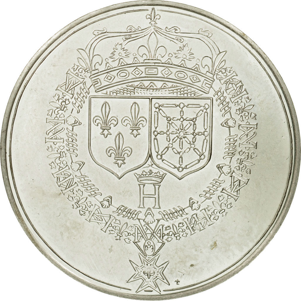 Francia, medalla, Henri IV, FDC, Plata