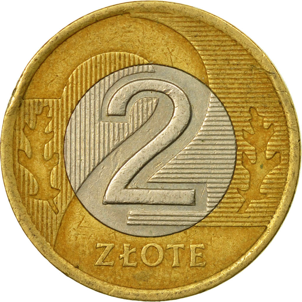 Moneta, Polonia, 2 Zlote, 1994, Warsaw, MB+, Bi-metallico, KM:283