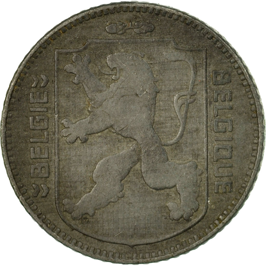 Moneta, Belgio, Franc, 1943, MB+, Zinco, KM:127