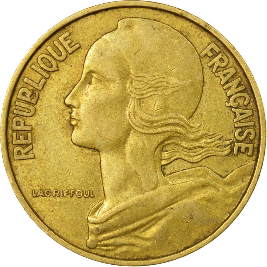 Coin, France, Marianne, 20 Centimes, 1963, Paris, VF(30-35), Aluminum-Bronze