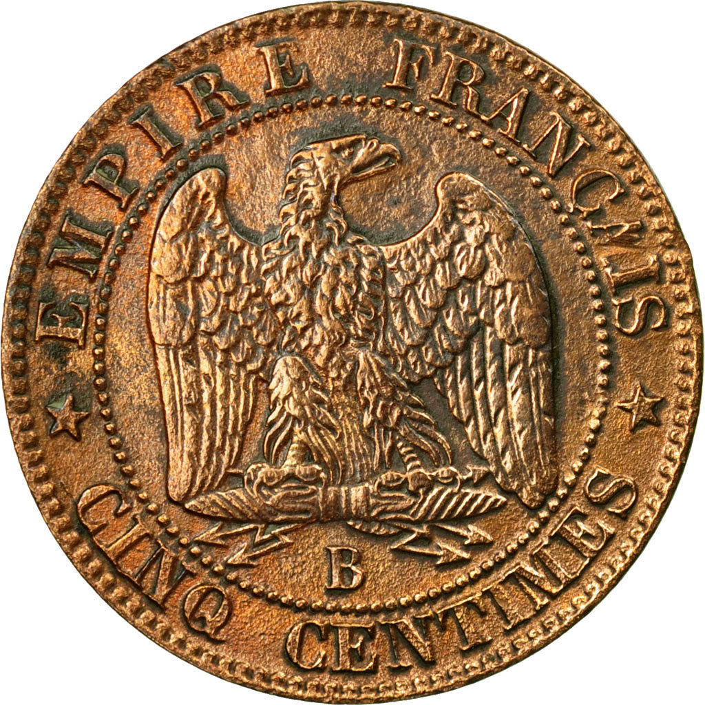 Monnaie, France, Napoleon III, Napoléon III, 5 Centimes, 1853, Rouen, TTB
