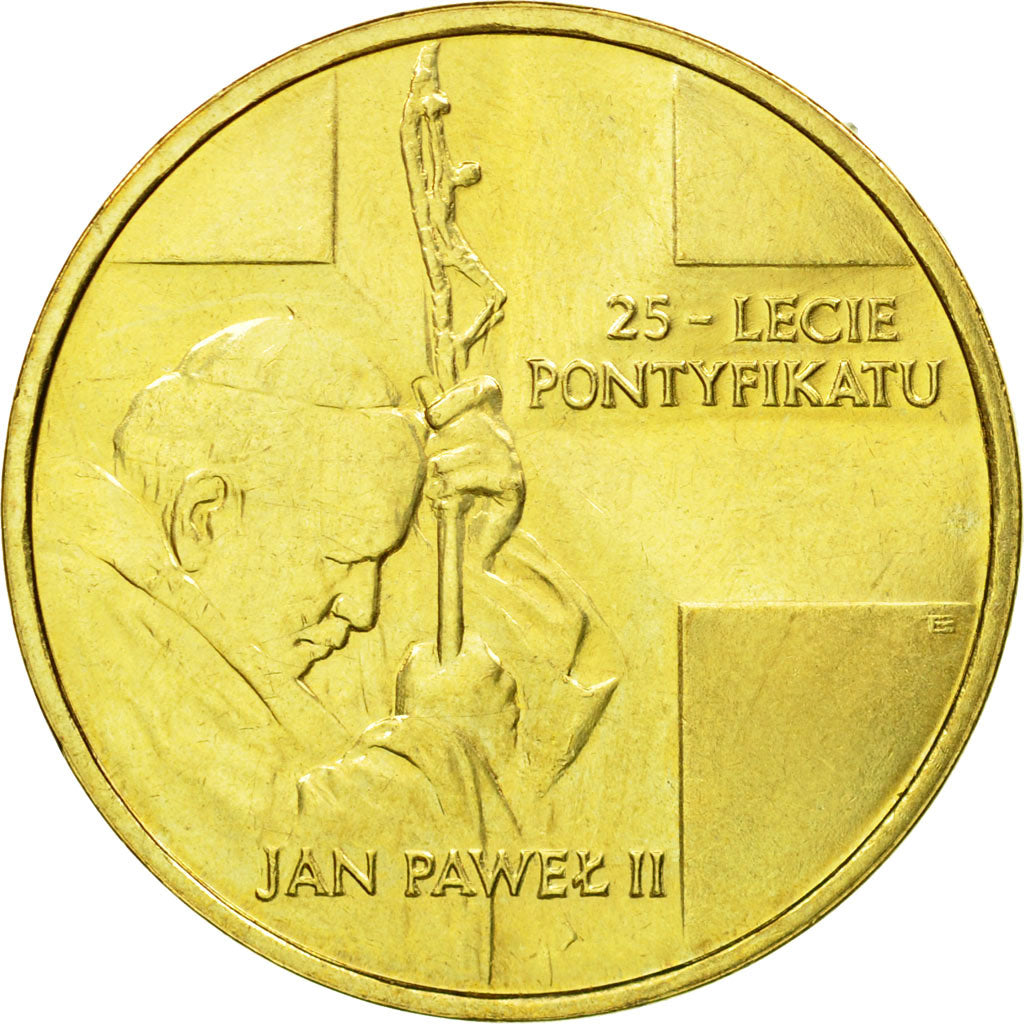 Coin, Poland, 2 Zlote, 2003, Warsaw, EF(40-45), Brass, KM:465