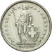 Coin, Switzerland, 2 Francs, 1965, Bern, EF(40-45), Silver, KM:21