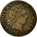 Coin, France, Louis XV, Liard à la vieille tête, Liard, 1770, Reims