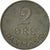 Coin, Denmark, Frederik IX, 2 Öre, 1960, Copenhagen, EF(40-45), Zinc, KM:840.2