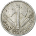 Moneda, Francia, Bazor, Franc, 1944, Rouen, BC+, Aluminio, KM:902.2, Le