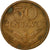 Coin, Portugal, 50 Centavos, 1971, EF(40-45), Bronze, KM:596