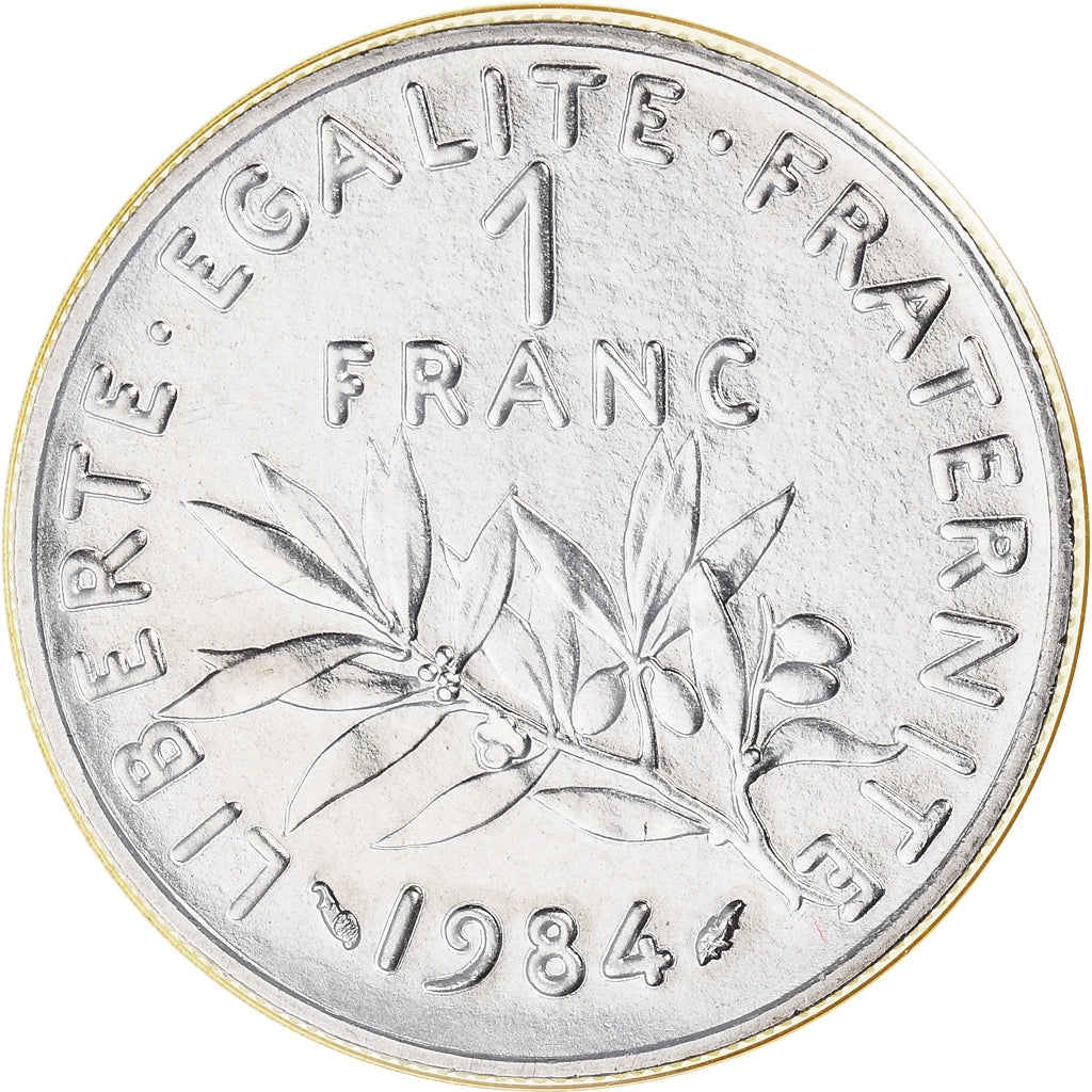 Moneda, Francia, Semeuse, Franc, 1984, Paris, FDC, FDC, Níquel, KM:925.1