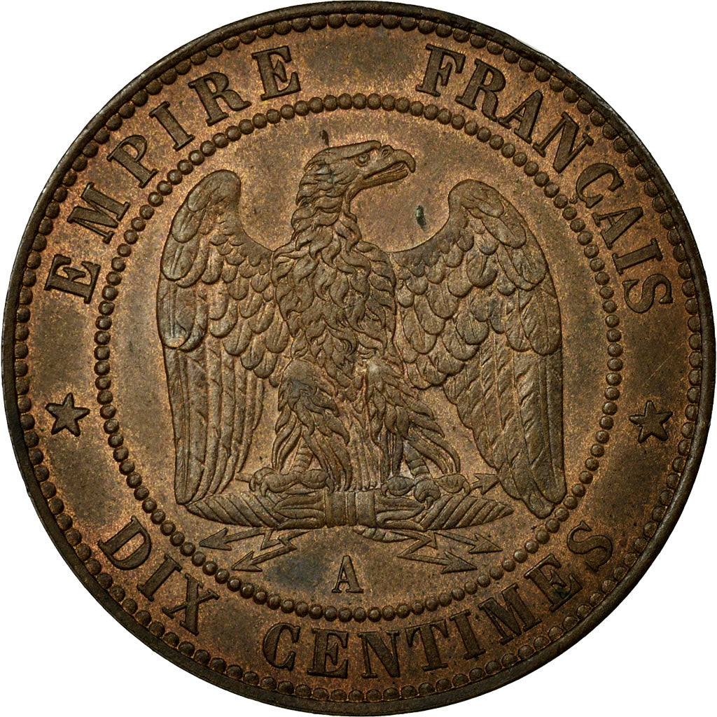 Monnaie, France, Napoleon III, Napoléon III, 10 Centimes, 1852, Paris, SUP+