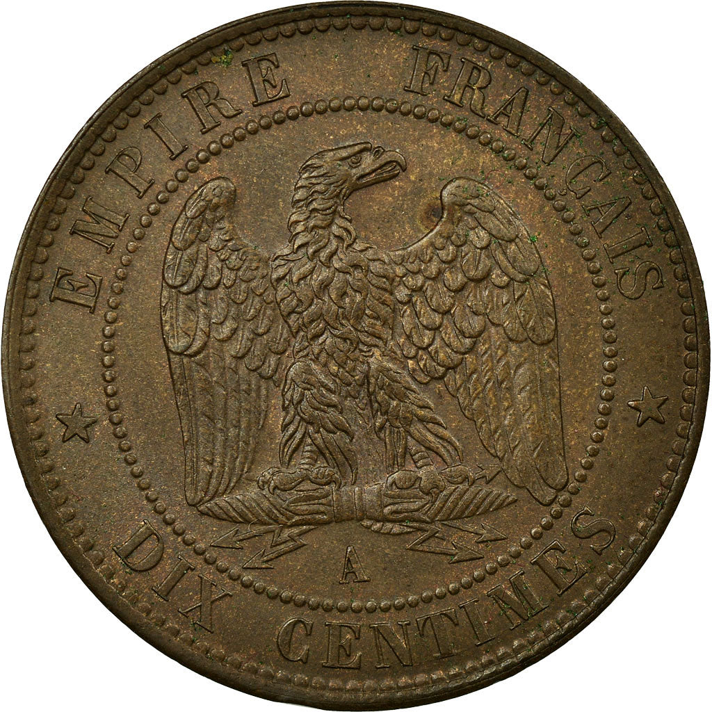 Coin, France, Napoleon III, Napoléon III, 10 Centimes, 1852, Paris, MS(60-62)