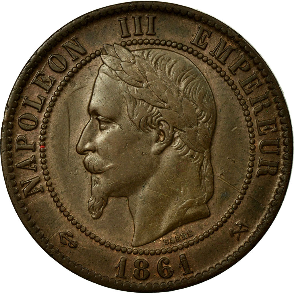 Monnaie, France, Napoleon III, Napoléon III, 10 Centimes, 1861, Bordeaux, TTB+