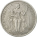 Coin, New Caledonia, 2 Francs, 1977, Paris, EF(40-45), Aluminum, KM:14