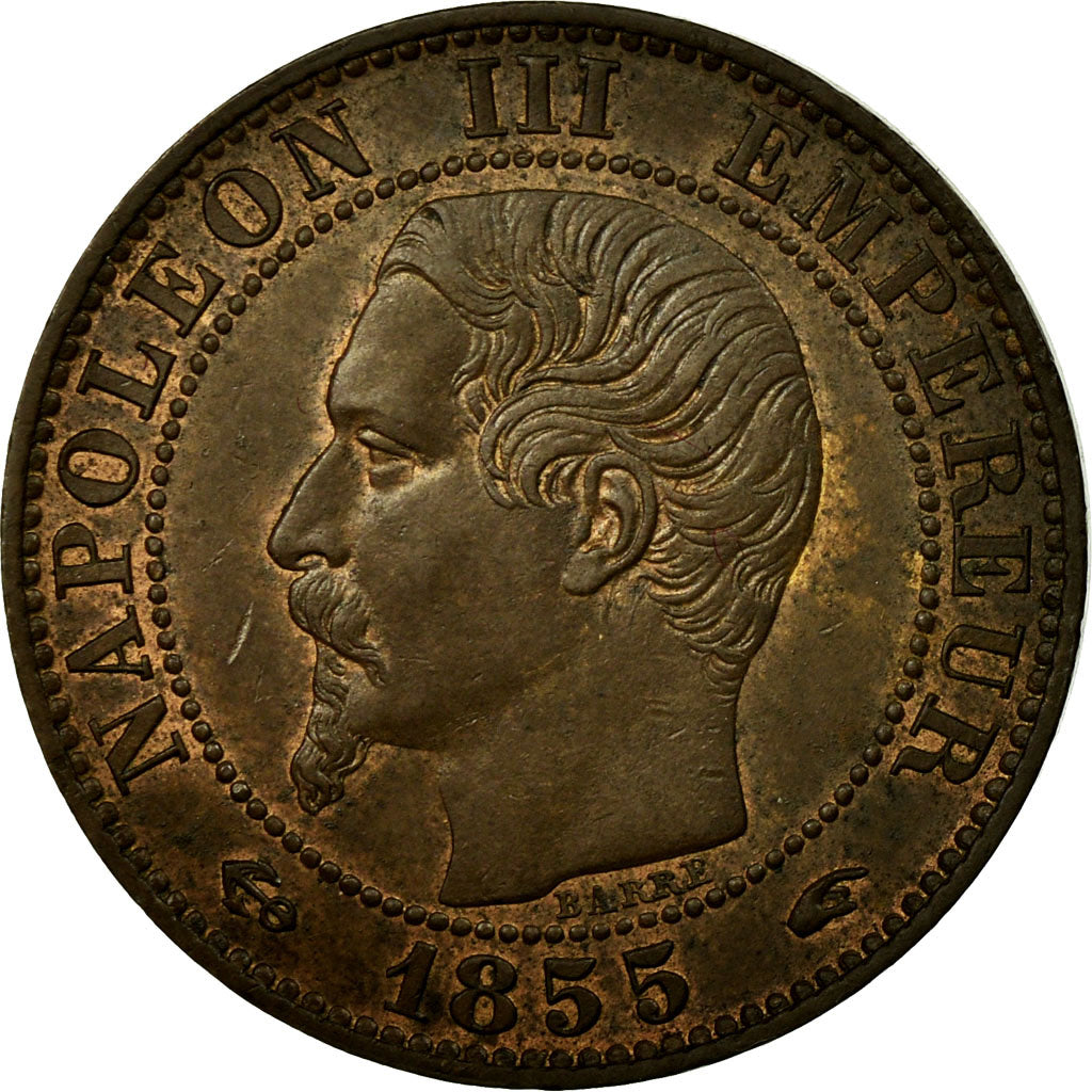 Monnaie, France, Napoleon III, Napoléon III, 5 Centimes, 1855, Paris, SUP+