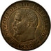 Monnaie, France, Napoleon III, Napoléon III, 5 Centimes, 1855, Paris, SUP+
