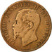 Coin, Italy, Vittorio Emanuele II, 10 Centesimi, 1867, Strasbourg, VF(20-25)