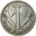 France, 1 Franc, Bazor, 1943, Beaumont-Le-Roger, Aluminum, VF(30-35), Le