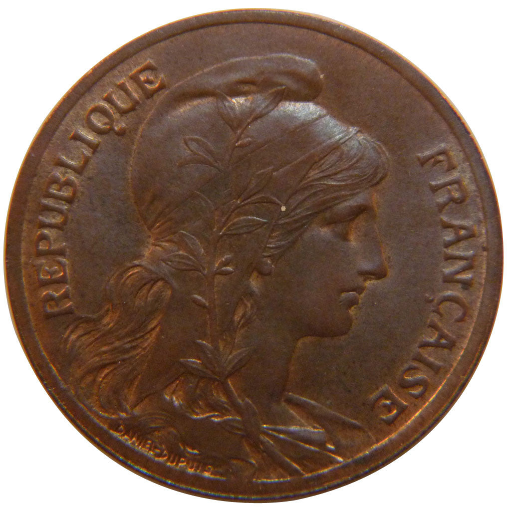 Moneta, Francia, Dupuis, 5 Centimes, 1900, Paris, SPL, Bronzo, Gadoury:165