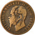 Moneta, Italia, Vittorio Emanuele II, 10 Centesimi, 1863, Rome, MB+, Rame