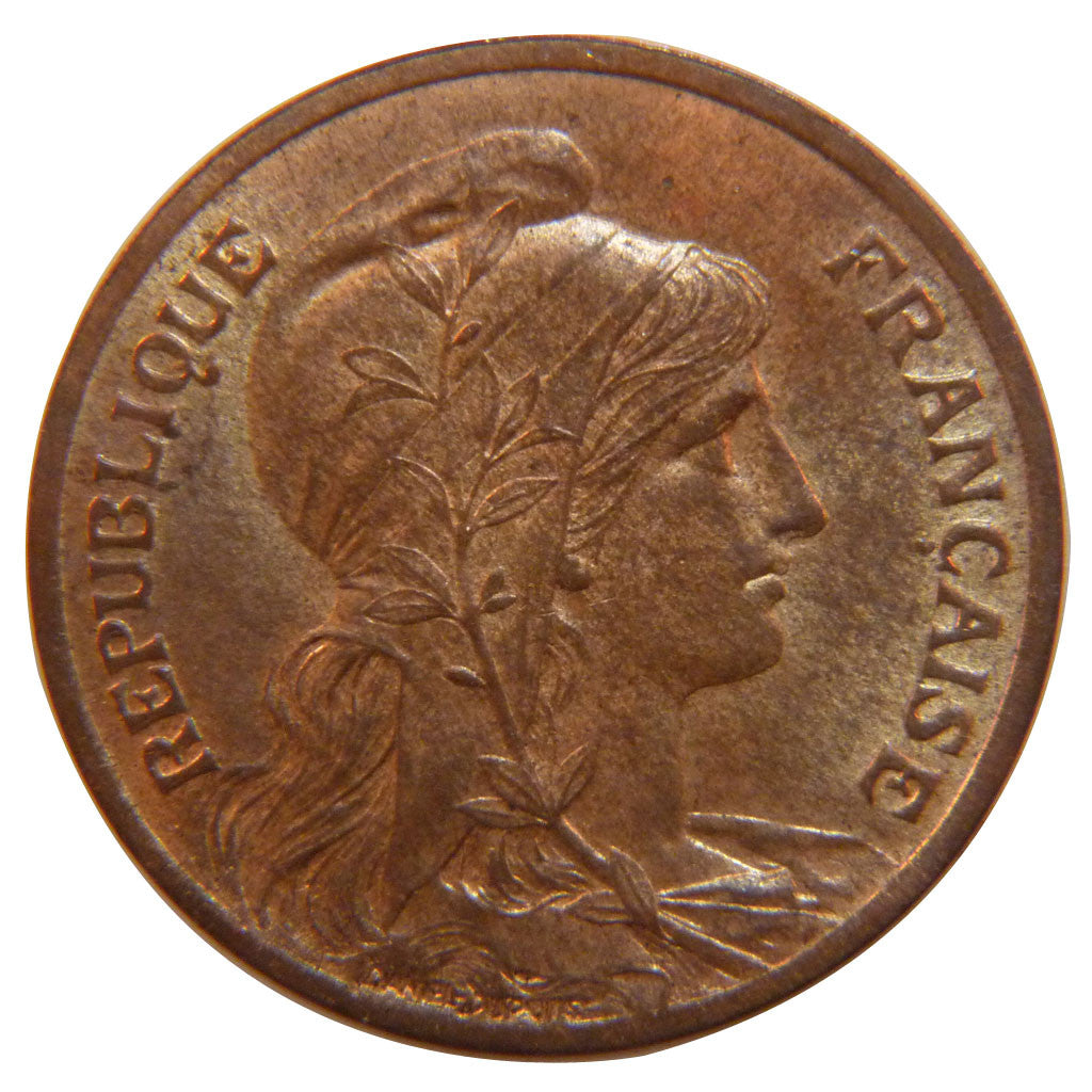 Moneta, Francia, Dupuis, 5 Centimes, 1900, Paris, SPL, Bronzo, Gadoury:165