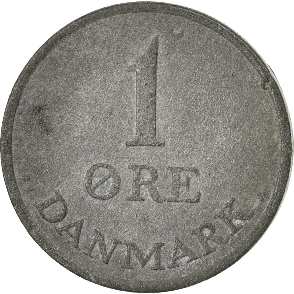 Coin, Denmark, Frederik IX, Ore, 1962, Copenhagen, EF(40-45), Zinc, KM:839.2