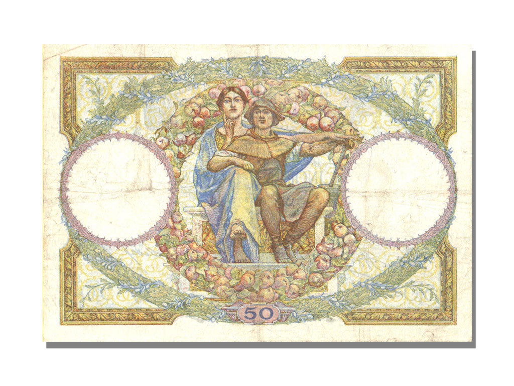 France, 50 Francs, 50 F 1927-1934 ''Luc Olivier Merson'', 1934, KM #80b,...