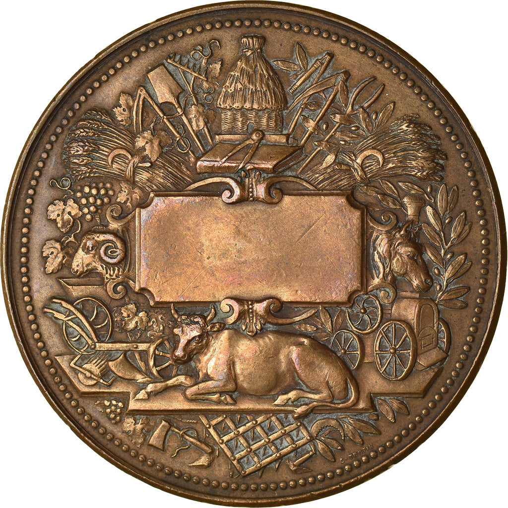 France, Médaille, Société des agriculteurs de France, Trotin, TTB+, Bronze