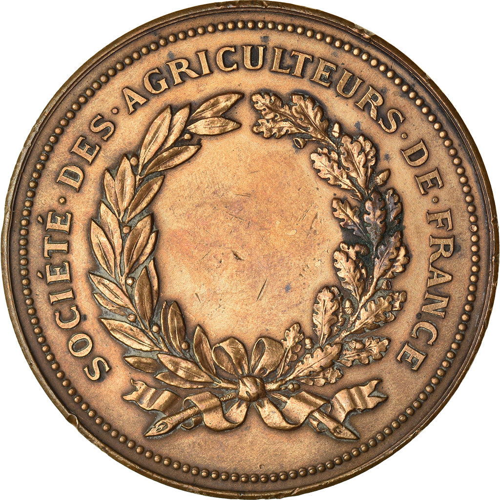 France, Médaille, Société des agriculteurs de France, Trotin, TTB+, Bronze