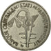 Moneda, Estados del África Occidental, 100 Francs, 1971, Paris, MBC, Níquel
