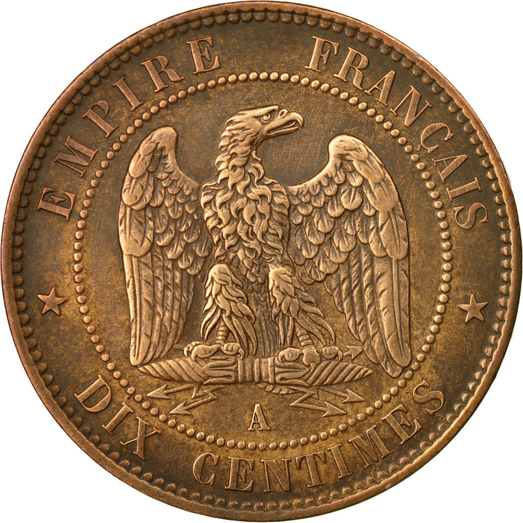 Monnaie, France, Napoleon III, Napoléon III, 10 Centimes, 1852, Paris, TTB