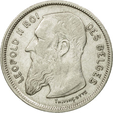 Coin, Belgium, 2 Francs, 2 Frank, 1909, EF(40-45), Silver, KM:58.1