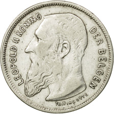 Moneta, Belgio, 2 Francs, 2 Frank, 1909, BB, Argento, KM:59