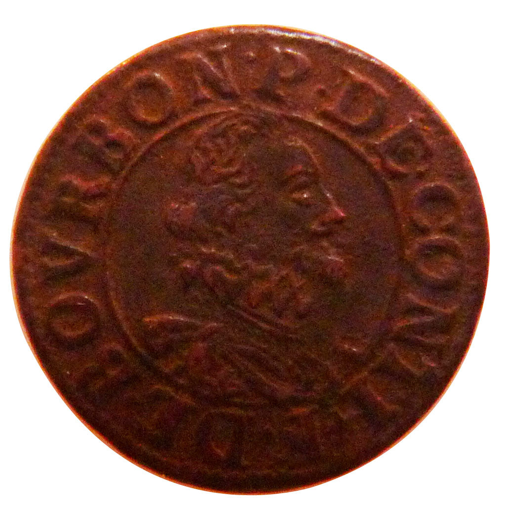 Monnaie, FRENCH STATES, CHATEAU-RENAUD, 2 Deniers, Tournois, TTB+, Cuivre, KM:5