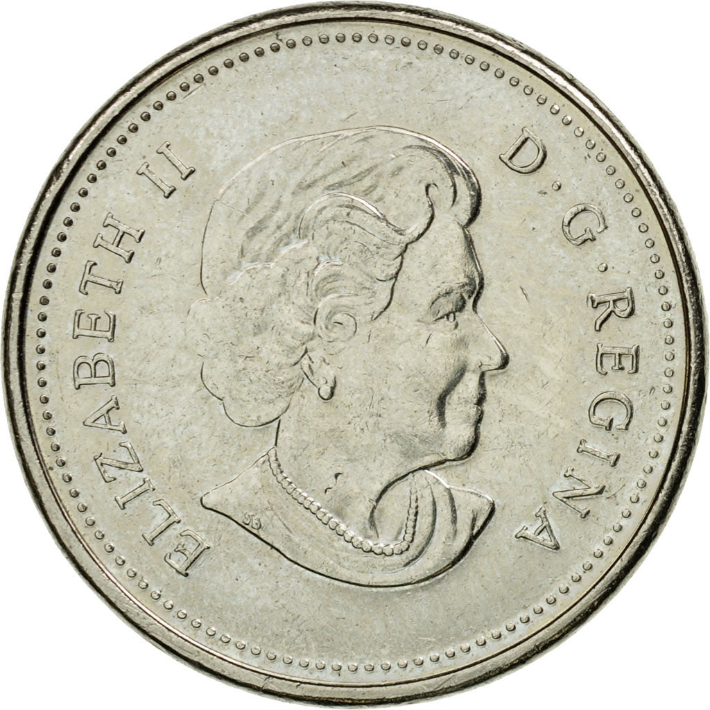 Coin, Canada, Elizabeth II, 5 Cents, 2006, Royal Canadian Mint, Winnipeg