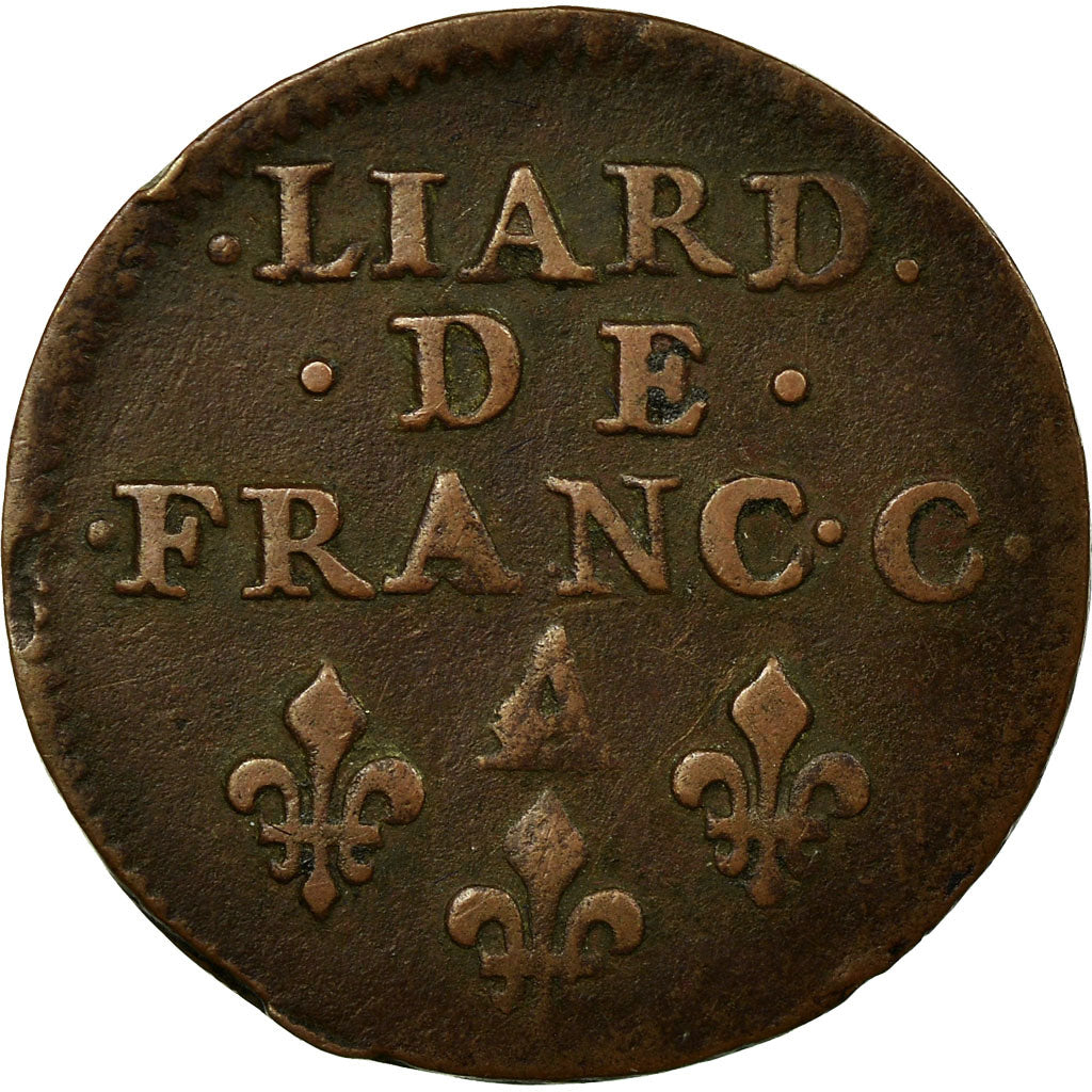 Principality of Arches-Charleville, Charles II, Liard, 1655, Charleville