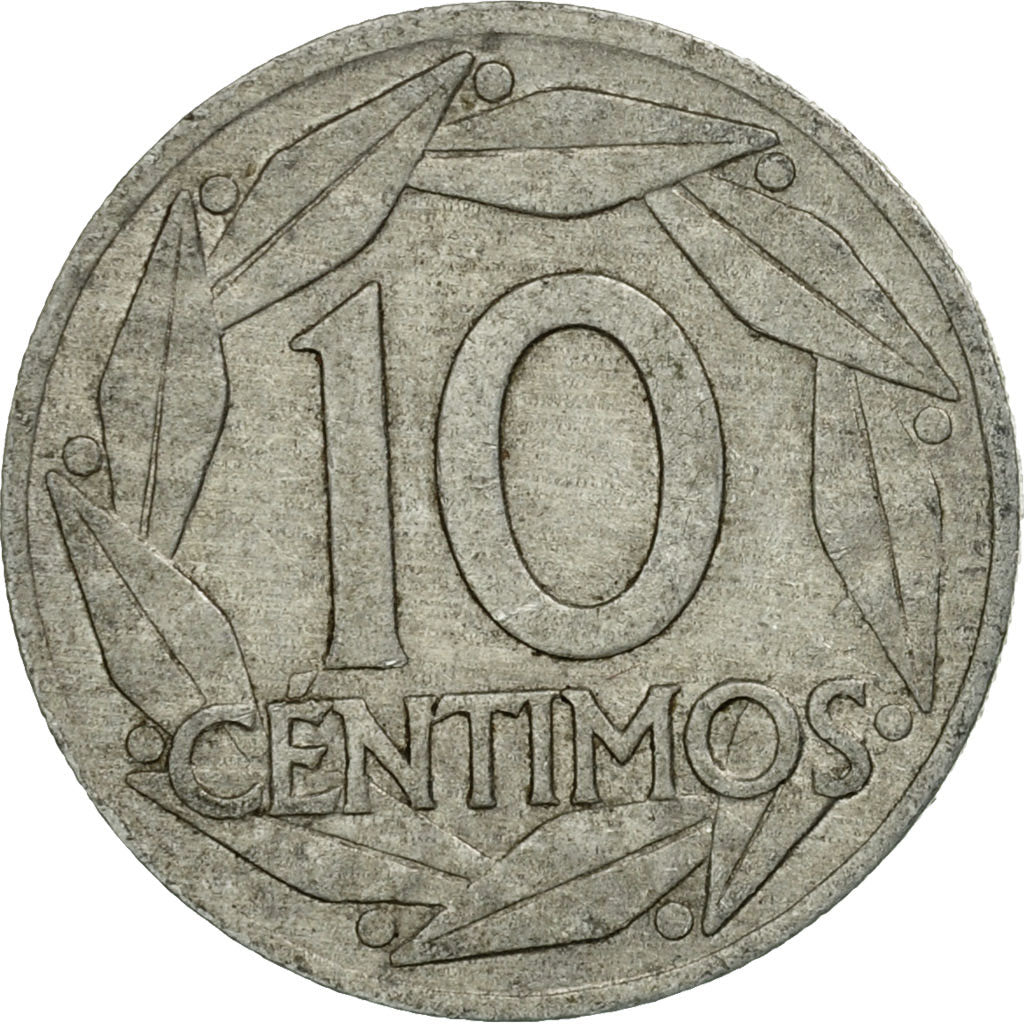 Monnaie, Espagne, Francisco Franco, caudillo, 10 Centimos, 1959, TB+, Aluminium