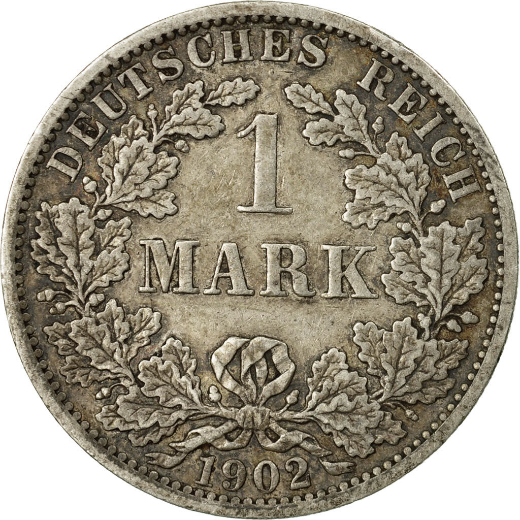 Coin, GERMANY - EMPIRE, Wilhelm II, Mark, 1902, Berlin, EF(40-45), Silver, KM:14