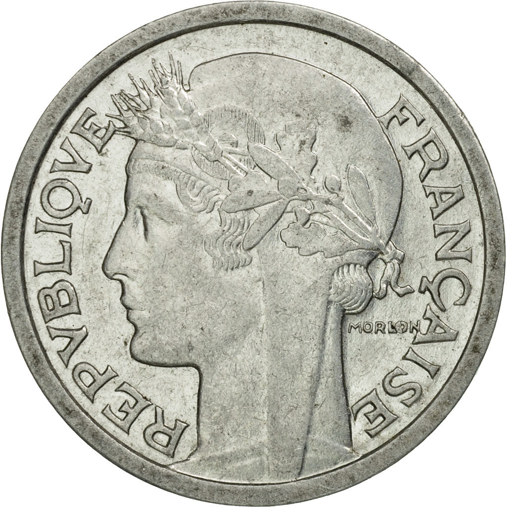 Monnaie, France, Morlon, Franc, 1957, Beaumont - Le Roger, SUP, Aluminium