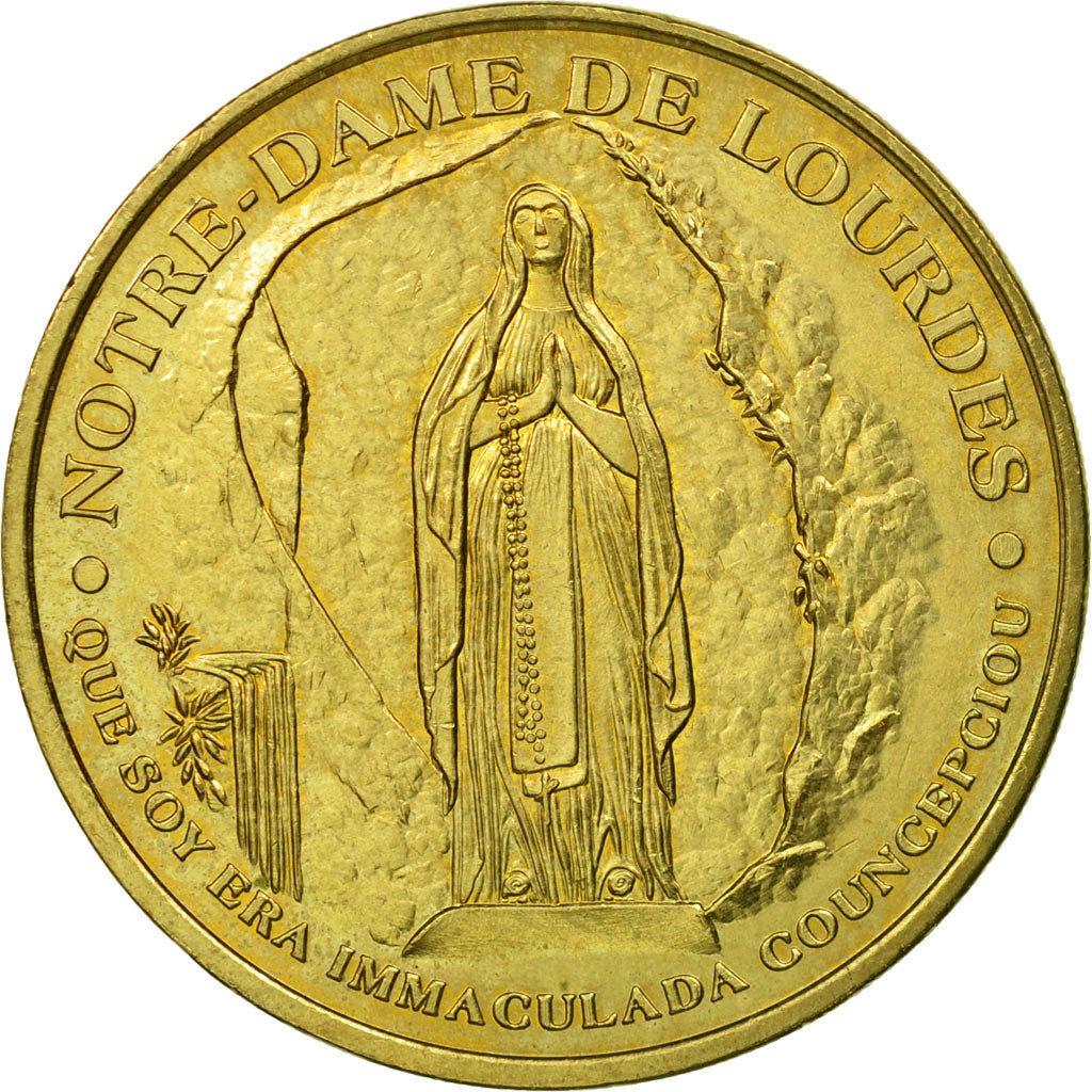 Francia, Token, Touristic token, Lourdes - Sanctuaires Notre Dame, 2004, MDP