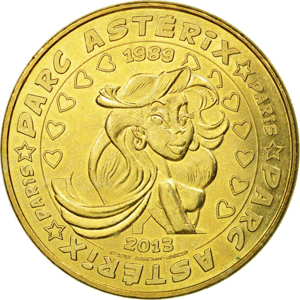 France, Token, Touristic token, Plailly - Parc Astérix n°5, 2013, MDP