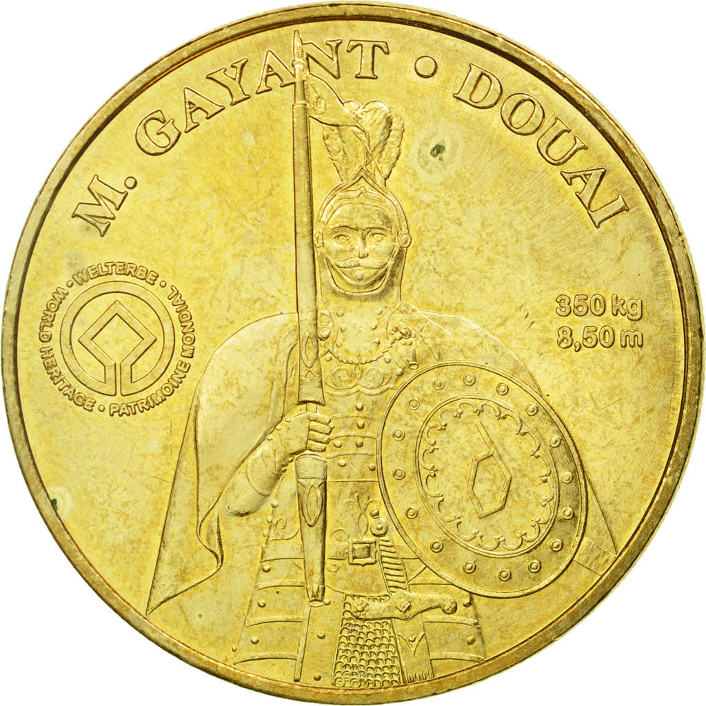 France, Jeton, Jeton Touristique, Douai - M Gayant, 2010, MDP, TTB, Cupro-nickel