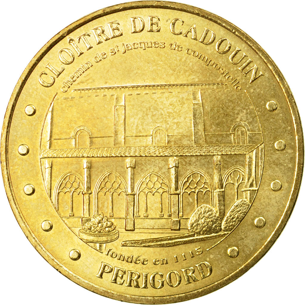 France, Token, Touristic token, Le Buisson de Cadouin - le cloître, 2005, MDP